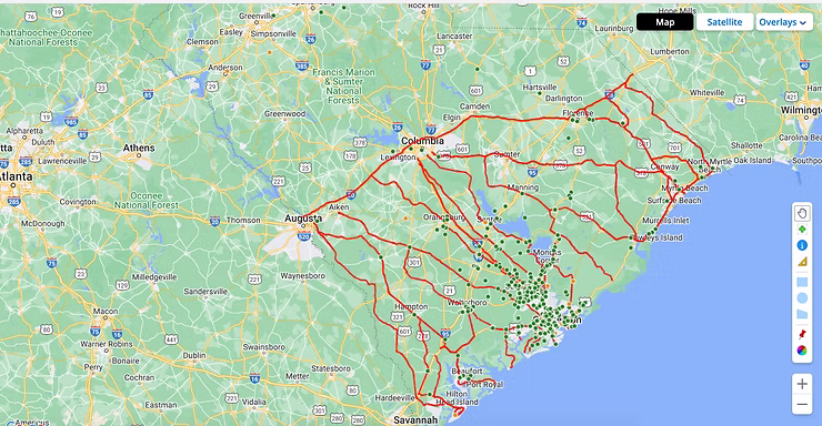 evacuation routes